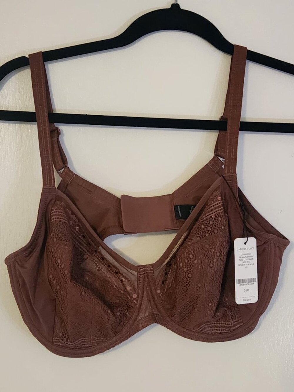 36D understance bra, new with tags